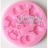 Силиконовая форма Новорожденый диаметр 8 см